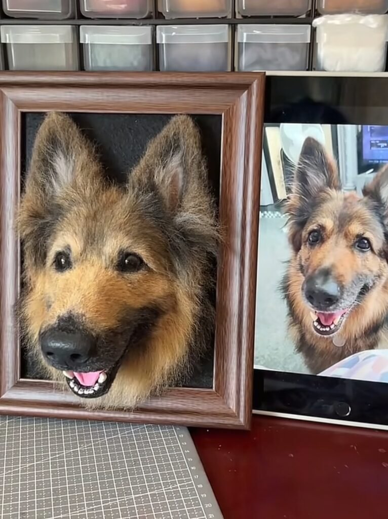Framed Pet Portrait-Dog